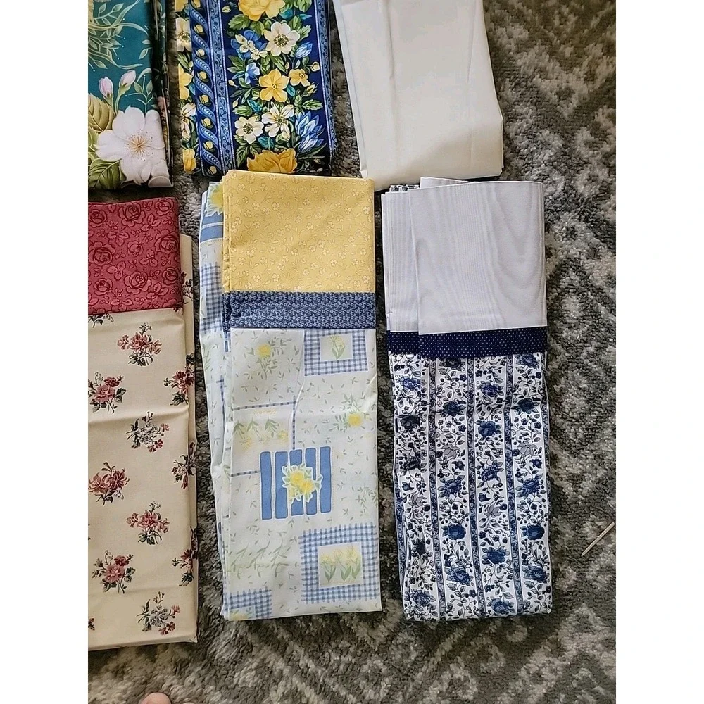 LOT of 12 NEW Handcrafted PILLOW CASES Flowers Paisley Theme
